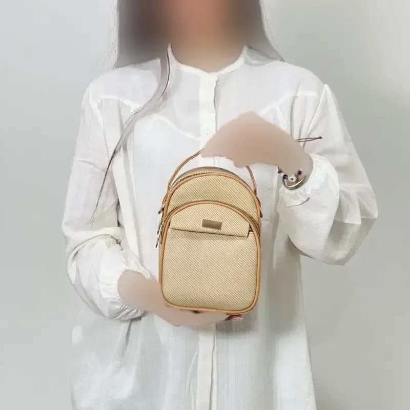 کیف ایستاده زنانه مدل 1141 بند دستی دوشی چرم شرانگ یراق ضد زنگ — تصویر ۴