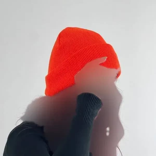کلاه بافتنی زنانه و مردانه مدل بیسیک دو لایه گرم و ساده — تصویر ۵