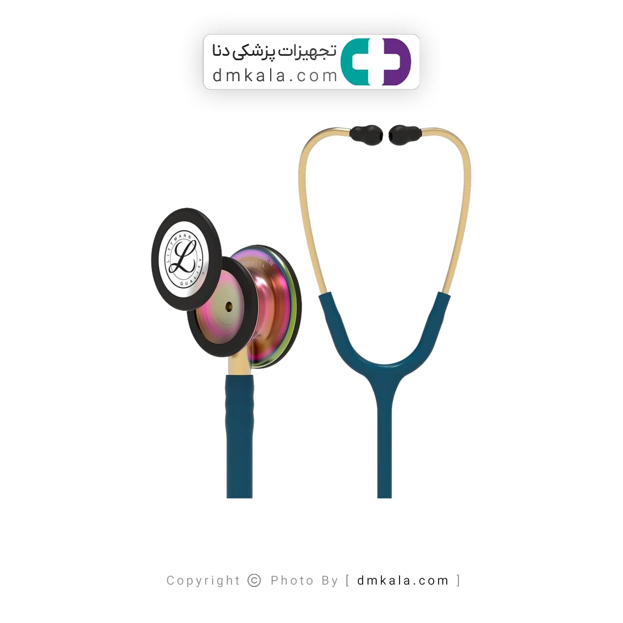 گوشی پزشکی لیتمن کلاسیک 2 نیلی 2823 — تصویر ۳