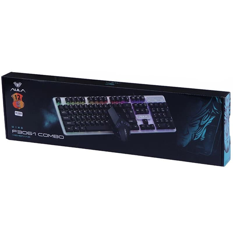 کیبورد و ماوس با سیم مخصوص بازی آئولا مدل F3061 — تصویر ۳