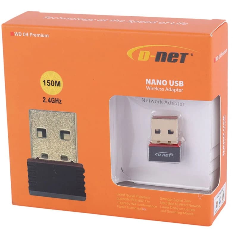 کارت شبکه USB دی نت مدل WD 04 Premium 150Mbps — تصویر ۳