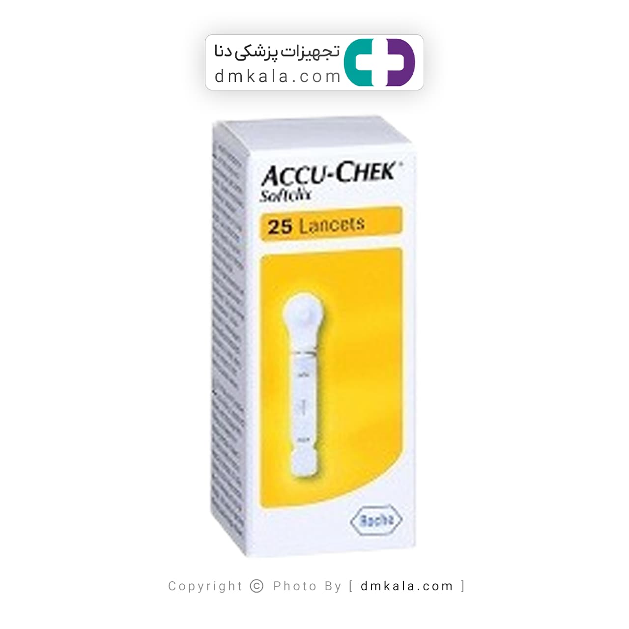 سوزن تست قند خون سافت کلیکس اکیو چک ( 25 عددی ) — تصویر ۲