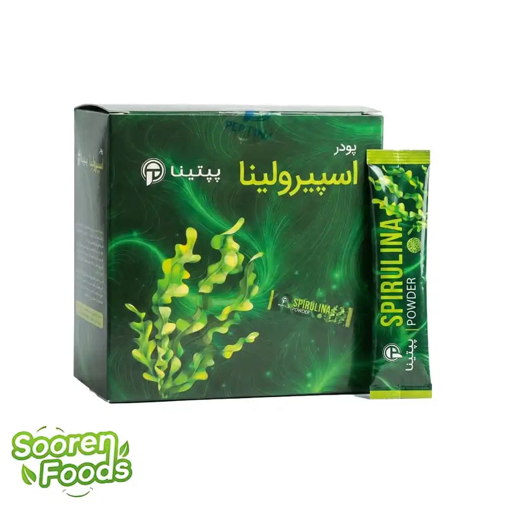پودر اسپیرولینا سبز پپتینا | 30 ساشه