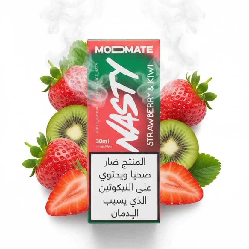 جویس توت فرنگی کیوی نستی 30 میل | NASTY Strawberry Kiwi MOD E-Juice 30ml