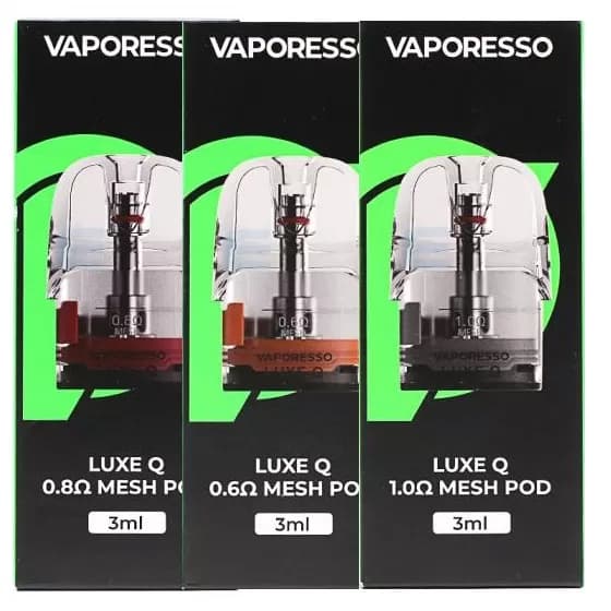 کارتریج لوکس کیو | کیو اس ویپرسو (3 میل) | Vaporesso Luxe Q Pod Cartridge 3ml