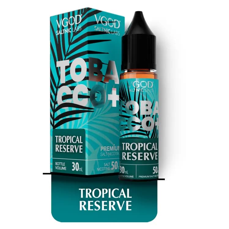 سالت نیکوتین توباکو پلاس تروپیکال رزرو ویگاد | VGOD Tobacco Plus Tropical Reserve SaltNic