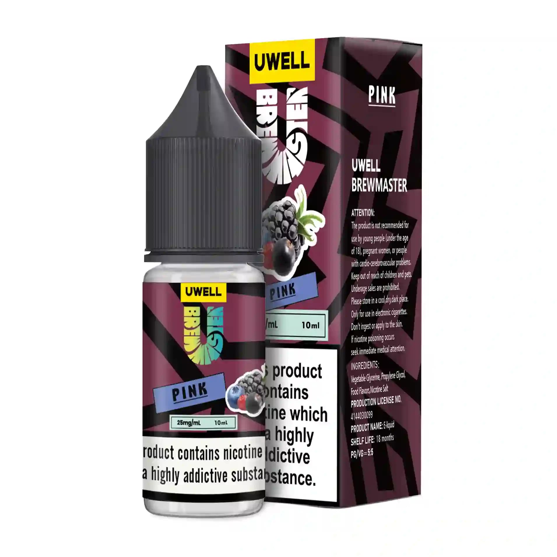 سالت نیکوتین پینک 10 میل یوول | UWELL Pink SaltNic 10 ML