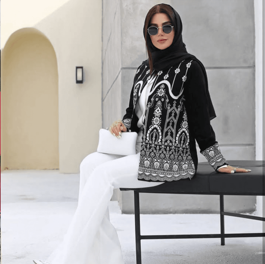 مانتو کتی زنانه پنلی مجلسی_شیکان