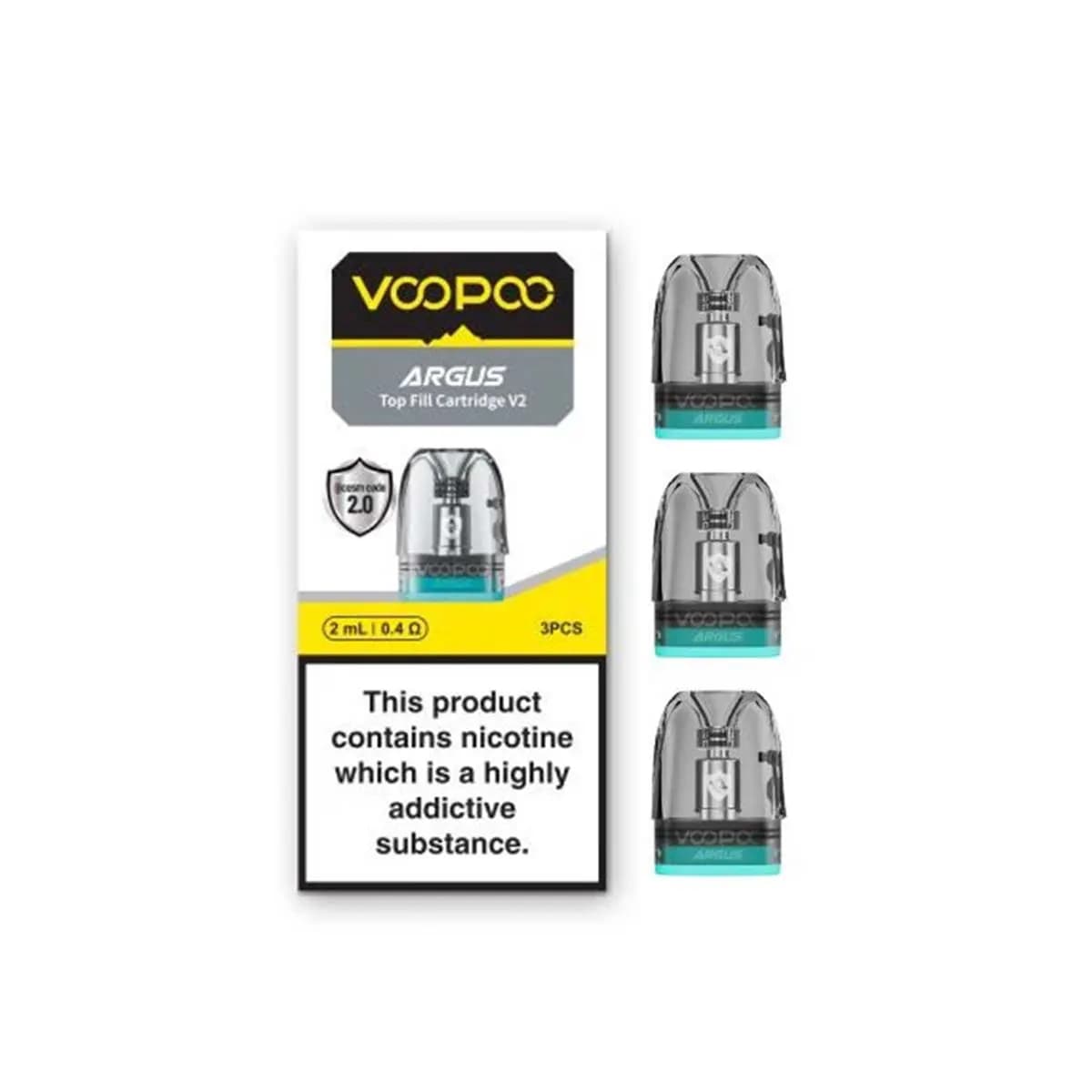 کارتریج آرگاس پاد 2 میل ووپو ورژن 2 | Argus Top Fill Cartdrige 2ml V2 — تصویر ۳