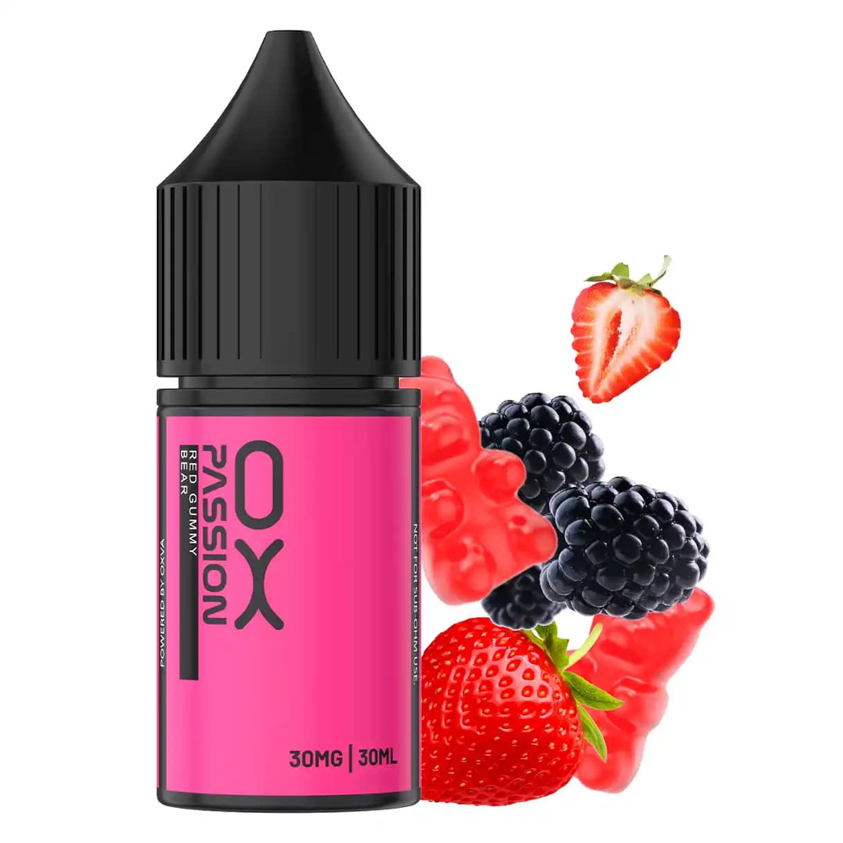 سالت نیکوتین توت فرنگی شاتوت پاستیل اکسوا | OXVA Passion Red Gummy Bear SaltNic