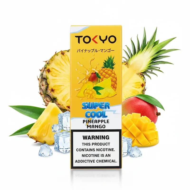سالت نیکوتین آناناس انبه سوپر یخ توکیو | Tokyo Pineapple Mango Super Cool SaltNic