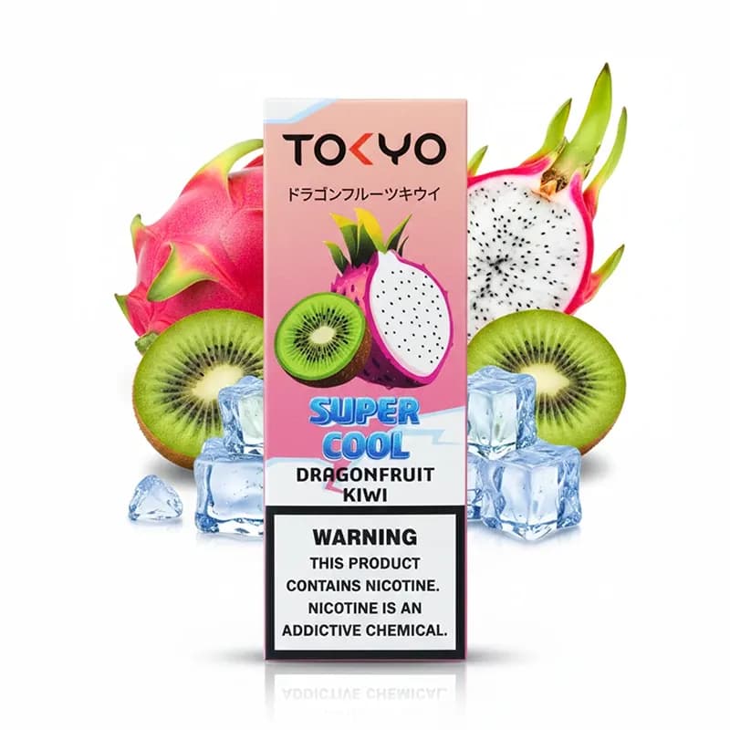 سالت نیکوتین دراگون فروت کیوی سوپر یخ توکیو | Tokyo Dragonfruit Kiwi Super Cool SaltNic