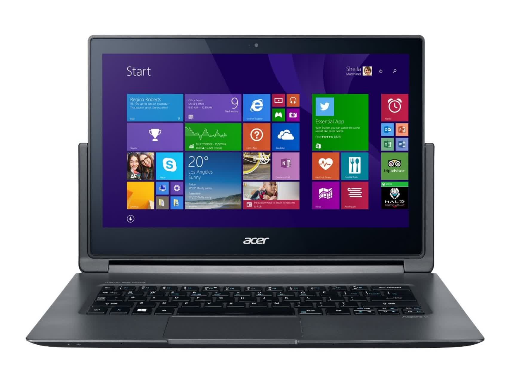 Acer Aspire R13-i5 8G 256GSSD intel stock — تصویر ۳