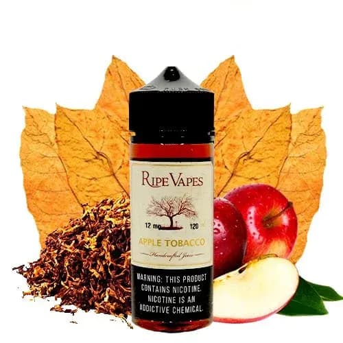 جویس تنباکو سیب رایپ ویپز 120 میل | RIPE VAPES APPLE TOBACCO E-juice 120ml
