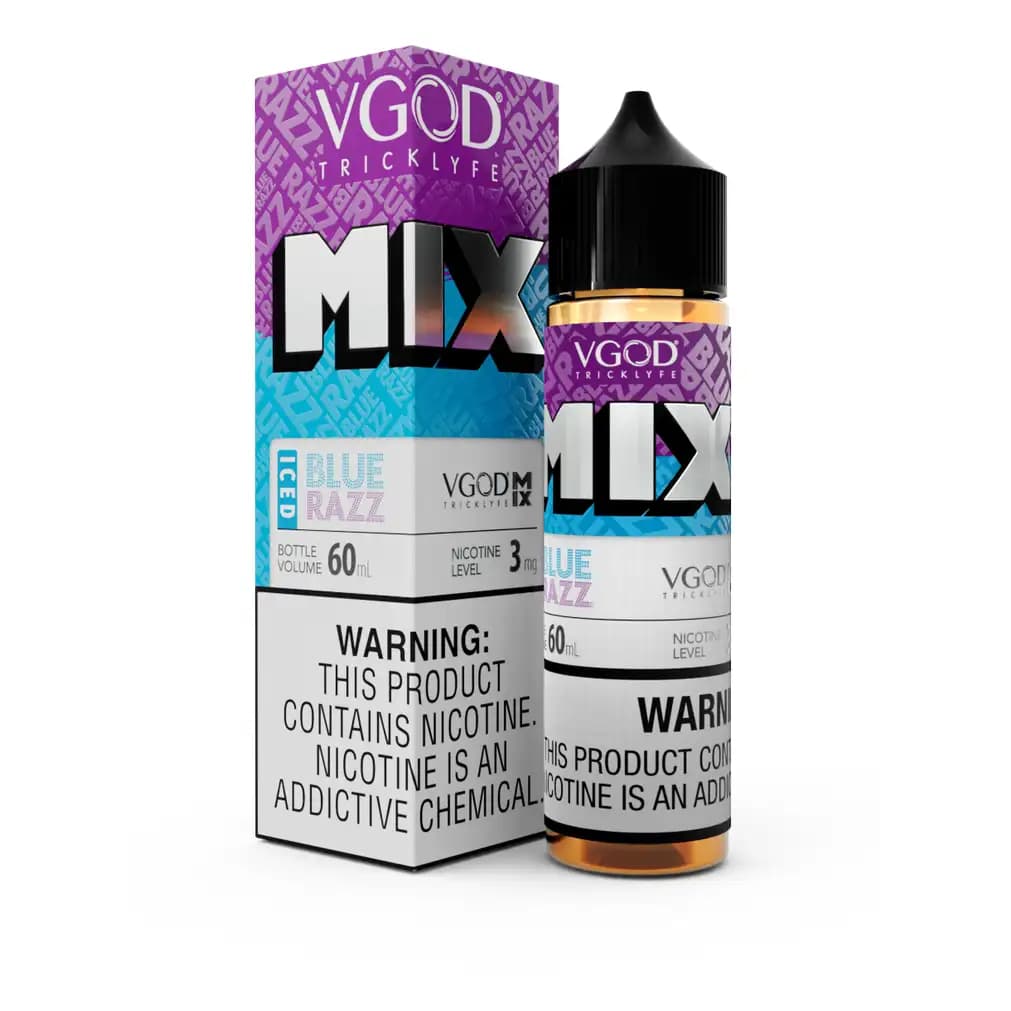 جویس میکس بلوبری تمشک یخ ویگاد VGOD Mix Iced Blue Razz Juice 60ml