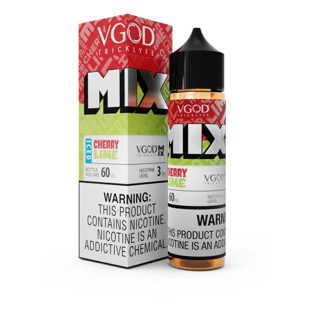 جویس آلبالو گیلاس لیمو یخ ویگاد VGOD MIX Iced Cherry Lime Juice 60ml