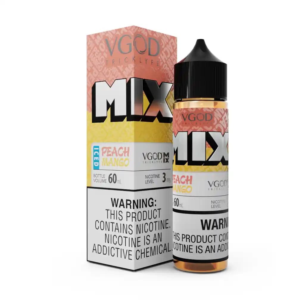 جویس انبه هلو یخ ویگاد VGOD MIX Iced Peach Mango Juice 60ml