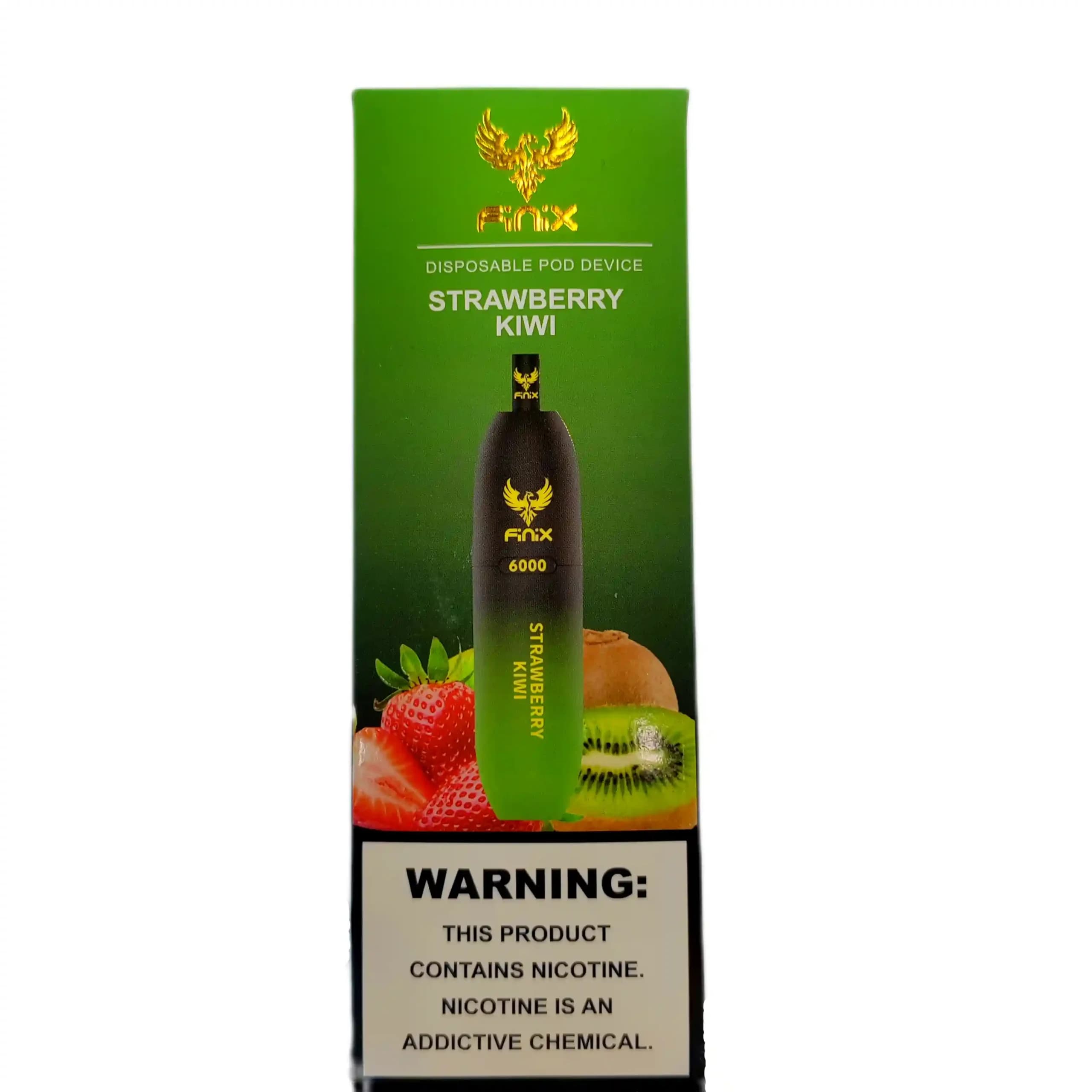 پاد یکبار مصرف توت فرنگی کیوی فینیکس– disposable pod device strawberry kiwi finix