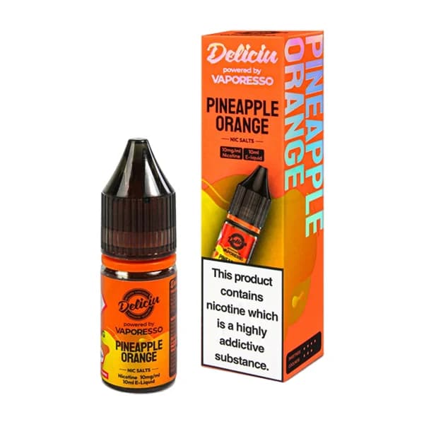 سالت آناناس پرتقال 10 میل ویپرسو دلیسیو | VAPORESSO DELICIU PINEAPPLE ORANGE 10 ML — تصویر ۲