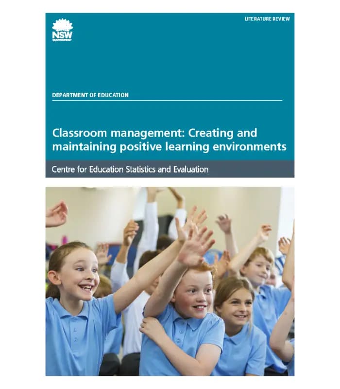 کتاب Classroom Management Literature Review (مروری بر ادبیات مدیریت کلاس درس) نسخه انگلیسی PDF — تصویر ۳