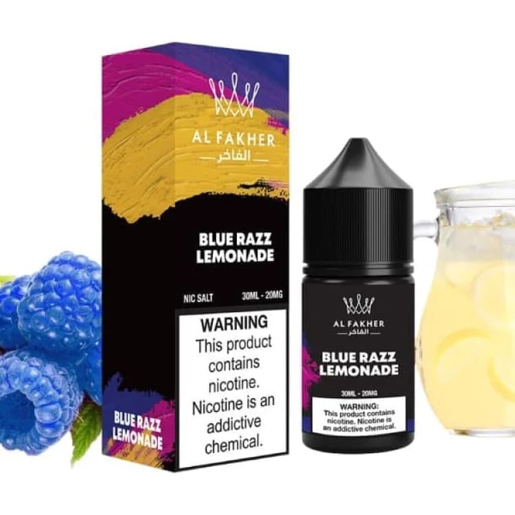 سالت بلوبری رزبری لیموناد الفاخر | ALFAKHER BLUE RAZZ LEMONADE