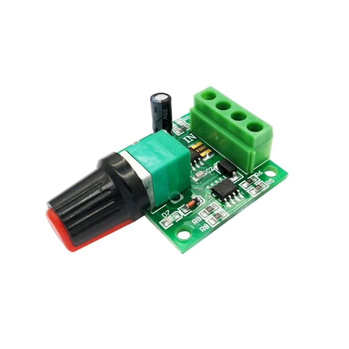 ماژول کنترل دور موتور 2 آمپری PWM 1803BK DC — تصویر ۲