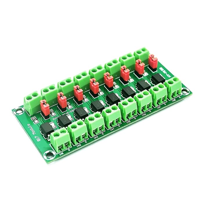 ماژول ایزولاتور 8 کانال اپتوکوپلر PC817 — تصویر ۲