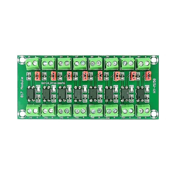 ماژول ایزولاتور 8 کانال اپتوکوپلر PC817