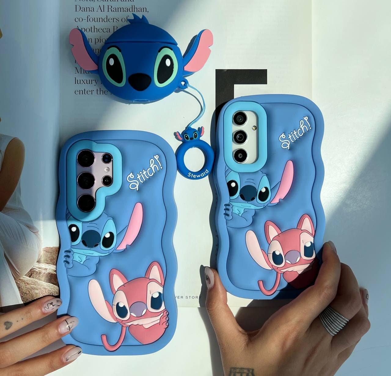 قاب Stitch کاپل برای گوشی های شیائومی — تصویر ۴