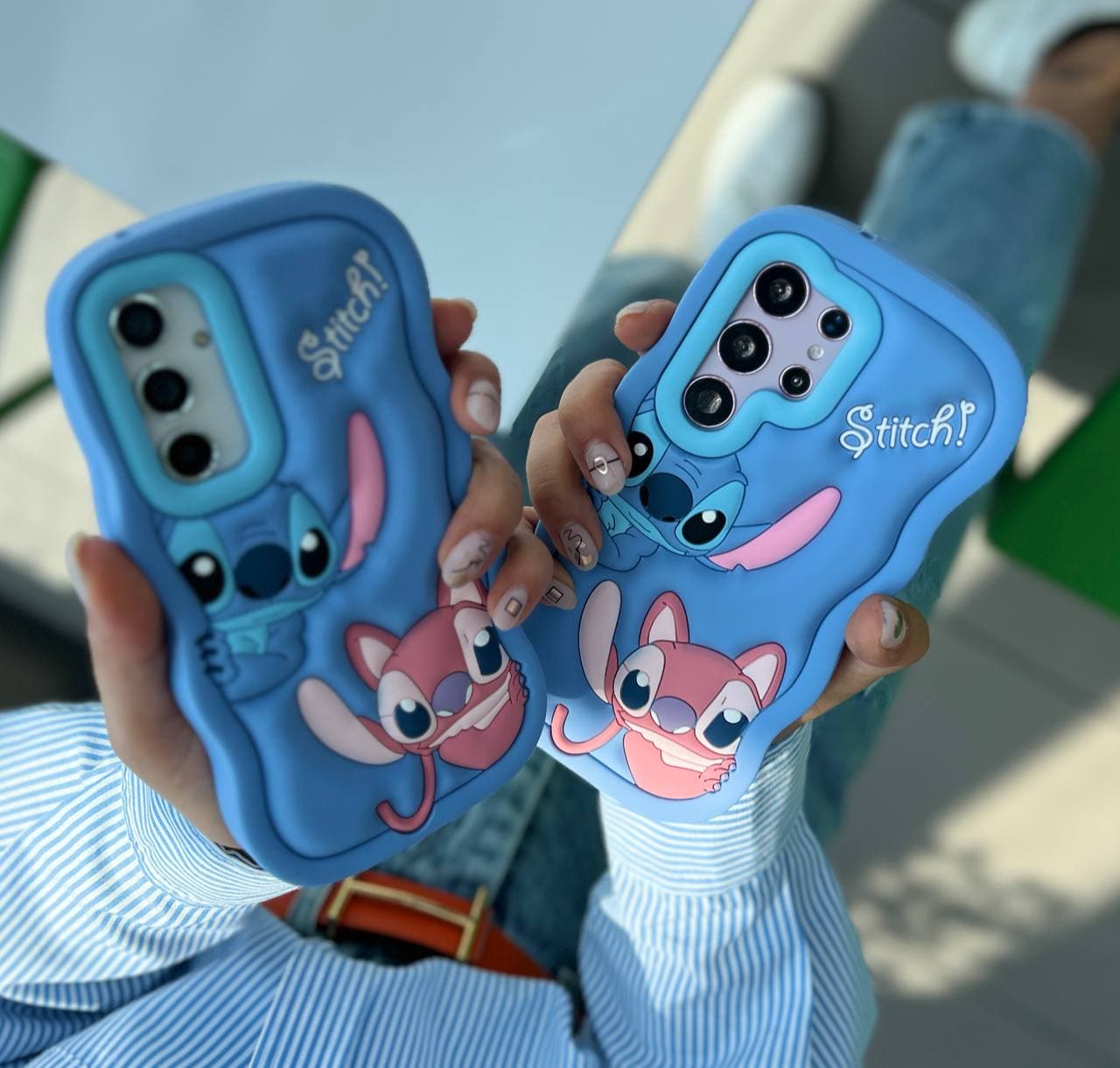 قاب Stitch کاپل برای گوشی های آیفون — تصویر ۳