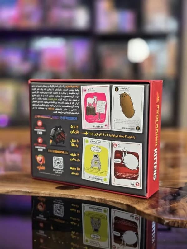 بازی فکری گربه های انفجاری (Exploding Kittens) — تصویر ۳