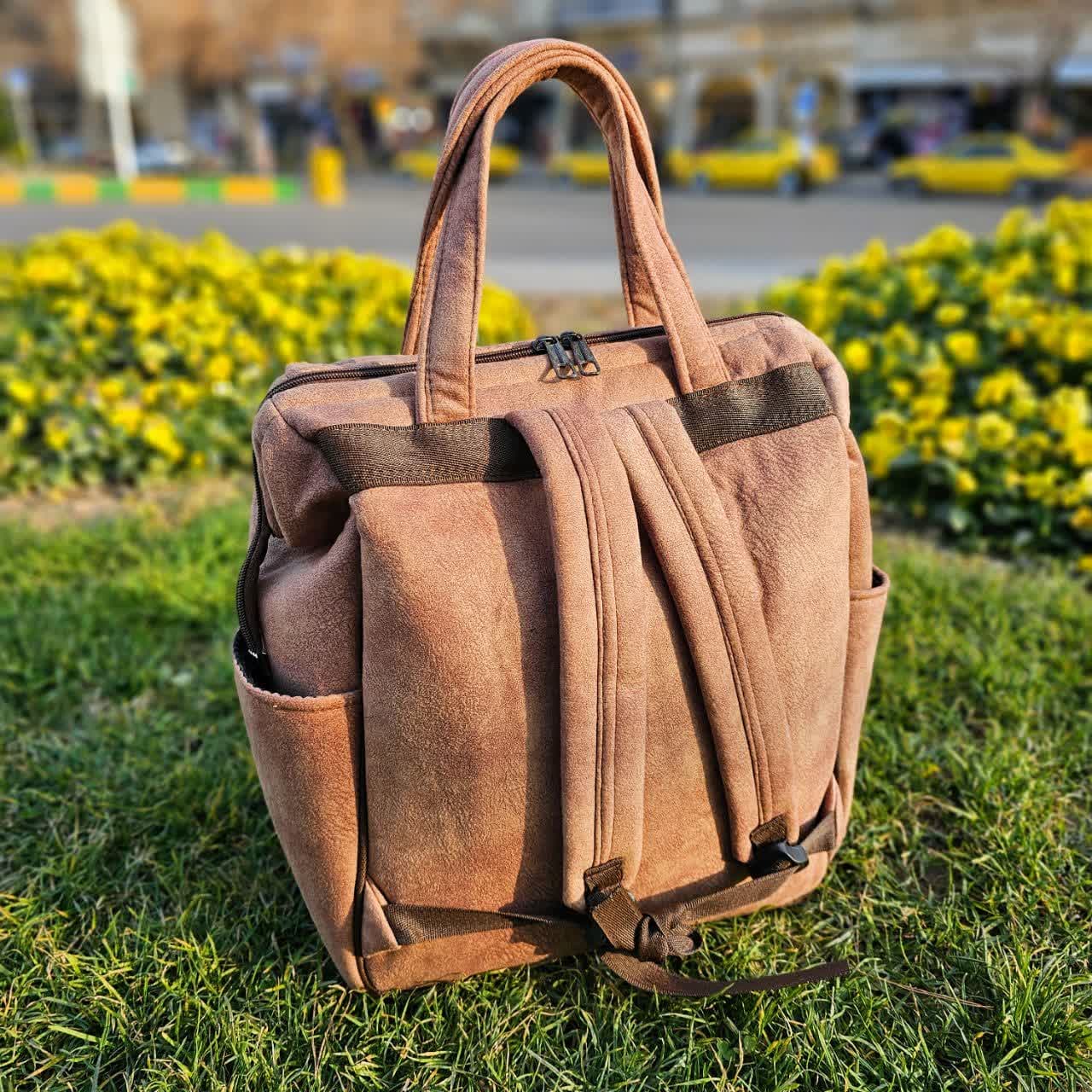 کیف کوله ای مخمل خرس شتری Chicoo رستگار — تصویر ۴