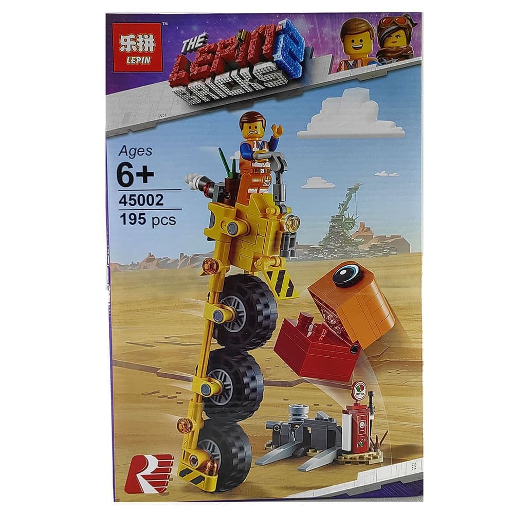 لگو پمپ بنزین چرخ دار سیار مدل لپین Lepin 45002
