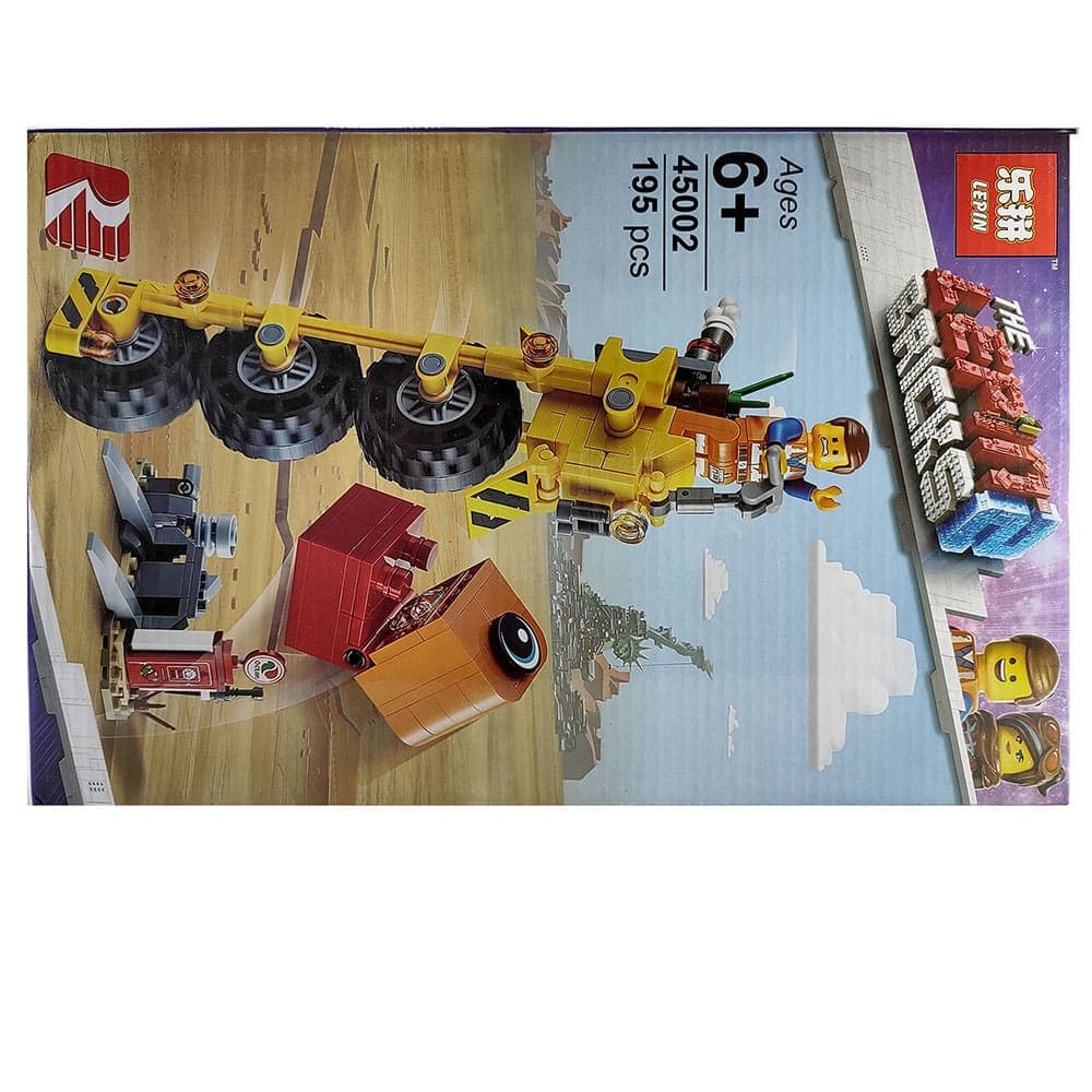 لگو پمپ بنزین چرخ دار سیار مدل لپین Lepin 45002 — تصویر ۲
