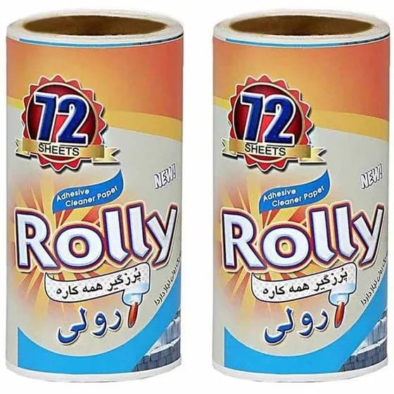 یدک پرزگیر رولی کوچک ۲ عددی ۷۲ برگی