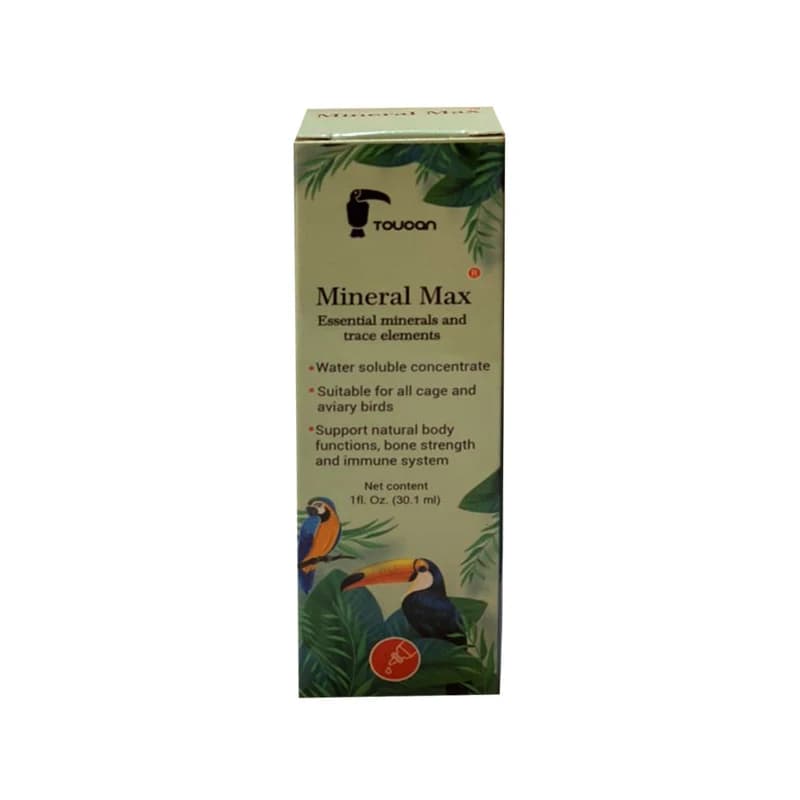 قطره پرندگان توکان مدل MINERAL MAX حجم 30میلی لیتر — تصویر ۲