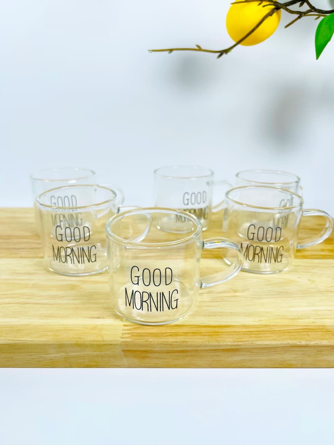 فنجان پیرکس 6 عددی Good Morning — تصویر ۲
