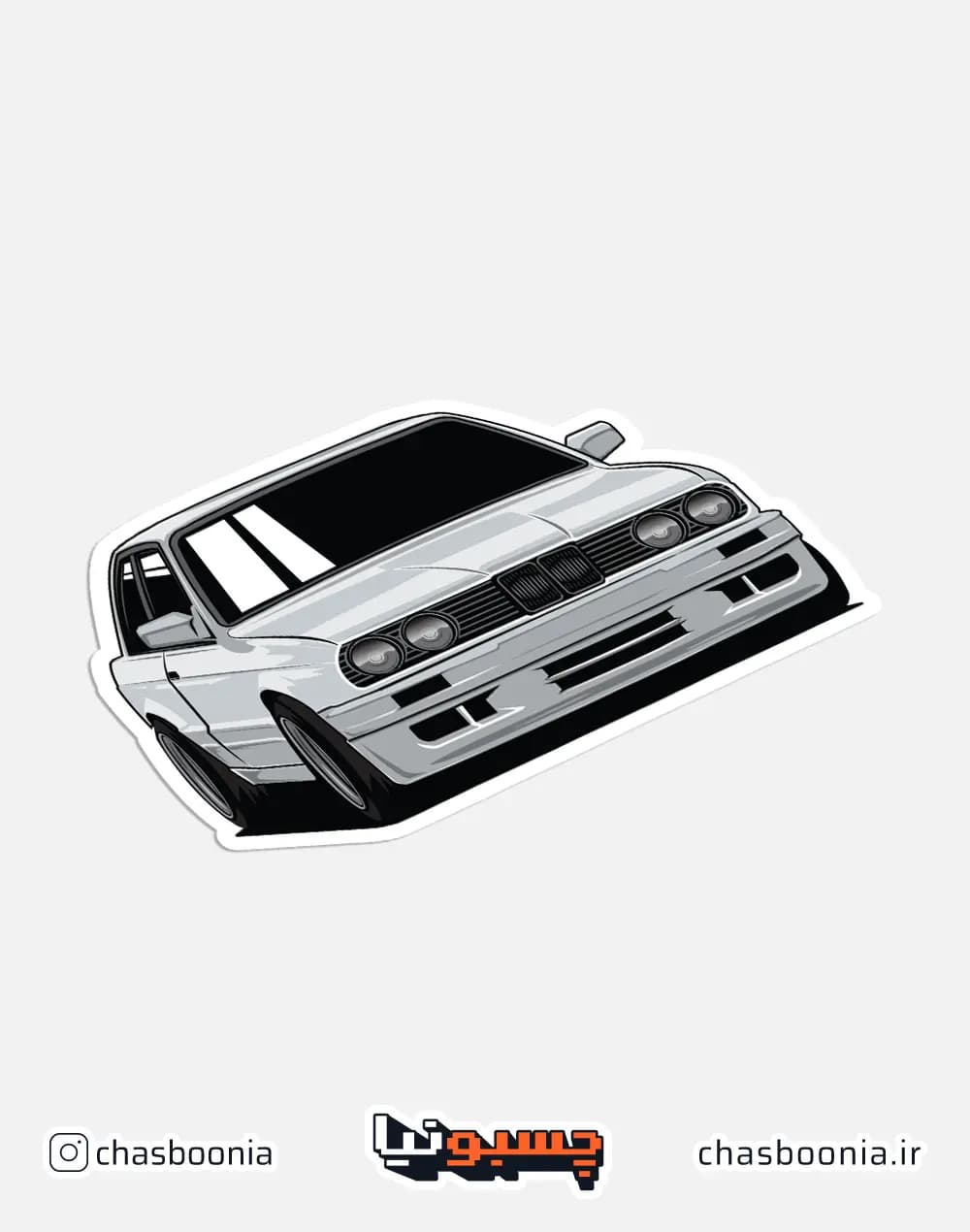 استیکر ماشین BMW M3 کد 16006