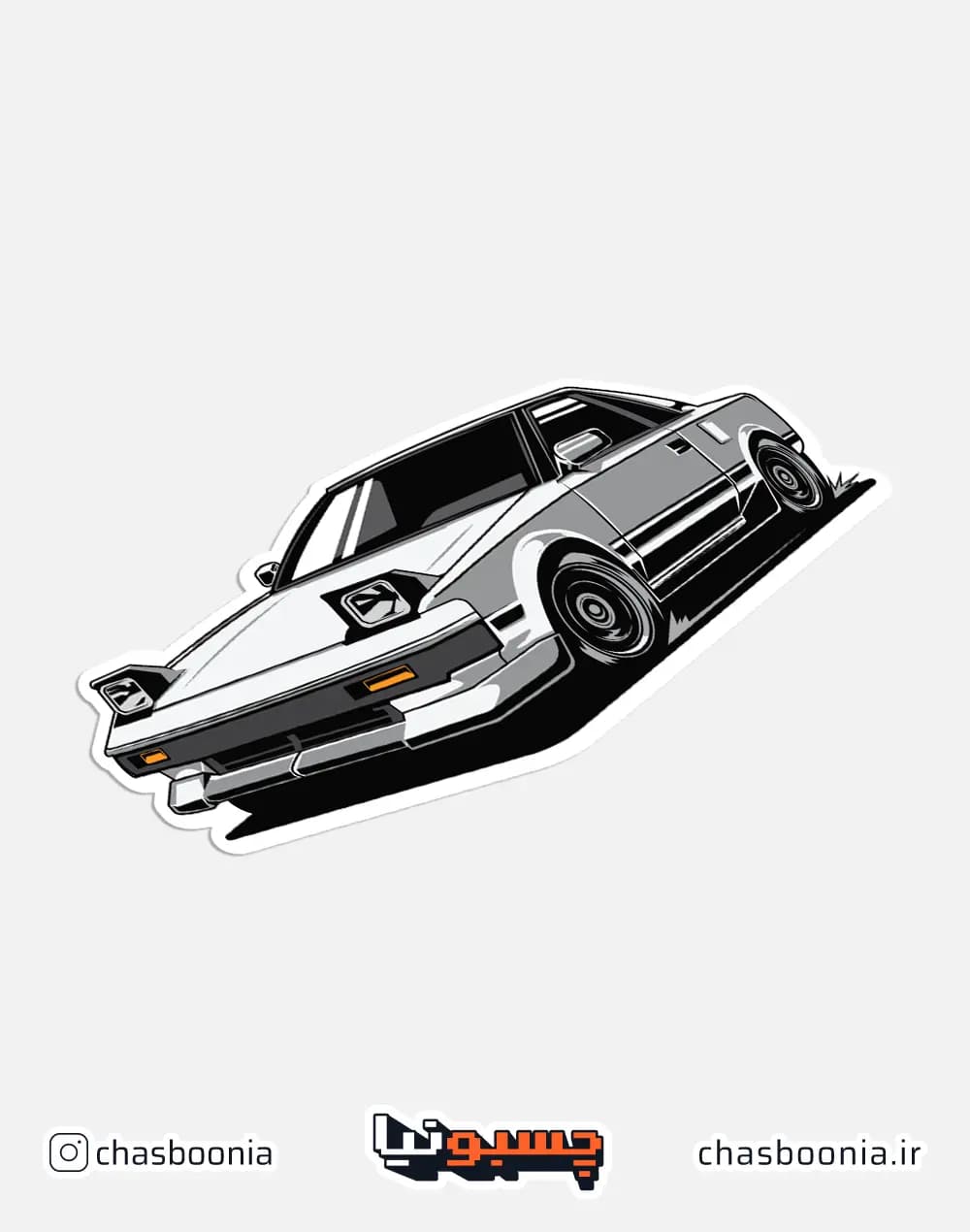 استیکر ماشین Toyota MR2 کد 16002