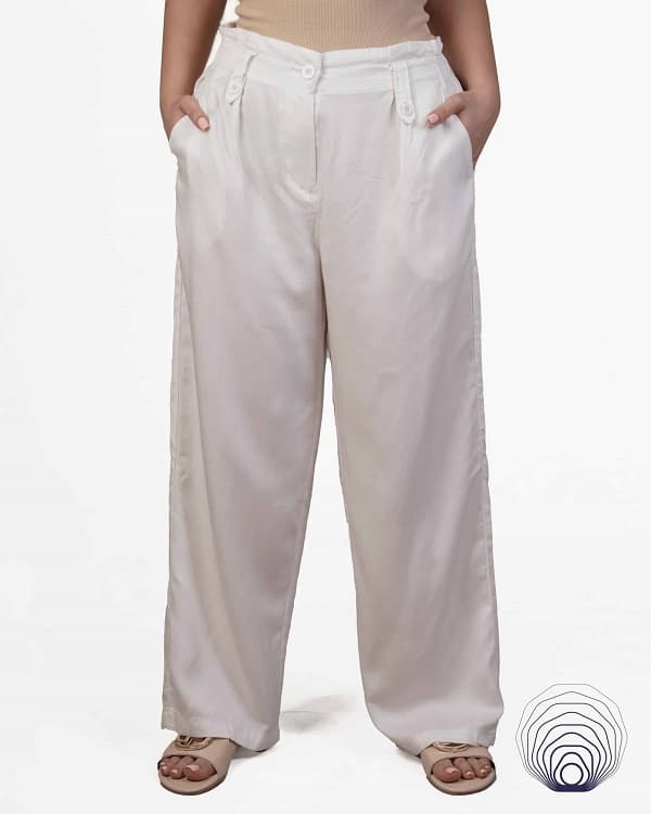 شلوار پارچه‌ای زنانه Bershka