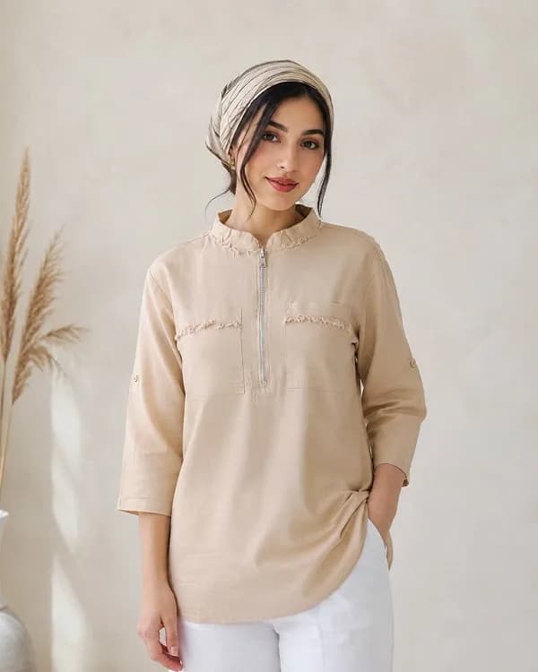 شومیز نیم زیپ Tommy Hilfiger