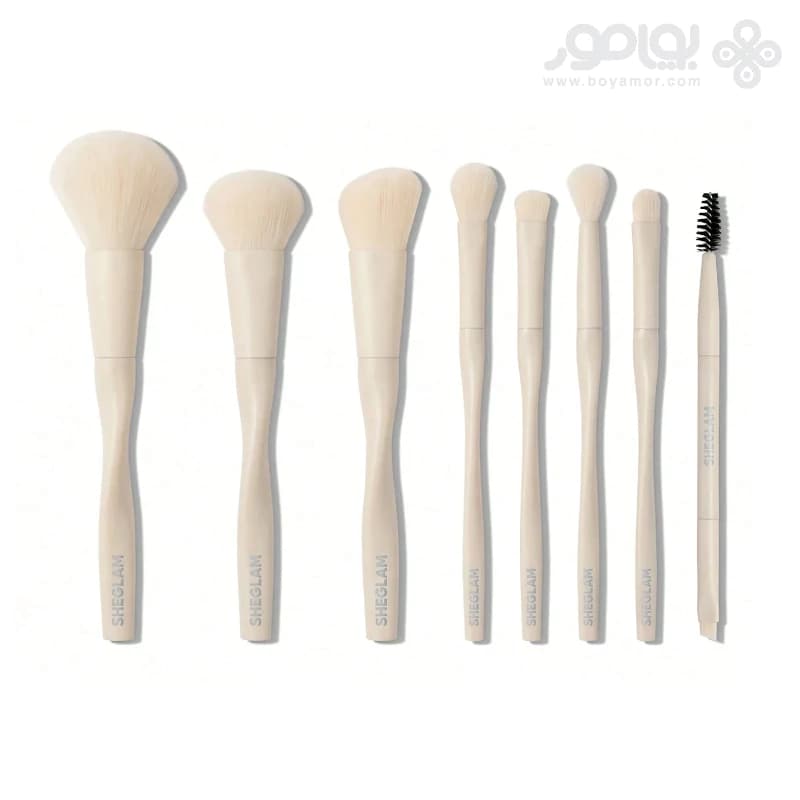 ست براش آرایشی شیگلم مدل PRO CORE BRUSH KIT بسته 8 عددی — تصویر ۲