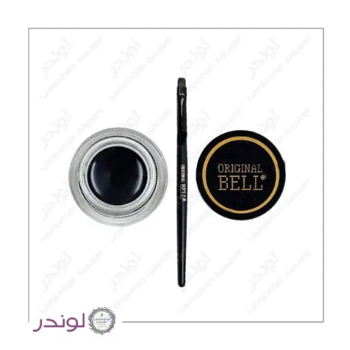 خط چشم ژله‌ای کاسه‌ای بل Bell Master Studio Eyeliner Black — تصویر ۳