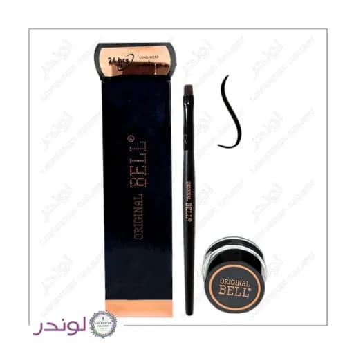 خط چشم ژله‌ای کاسه‌ای بل Bell Master Studio Eyeliner Black — تصویر ۵