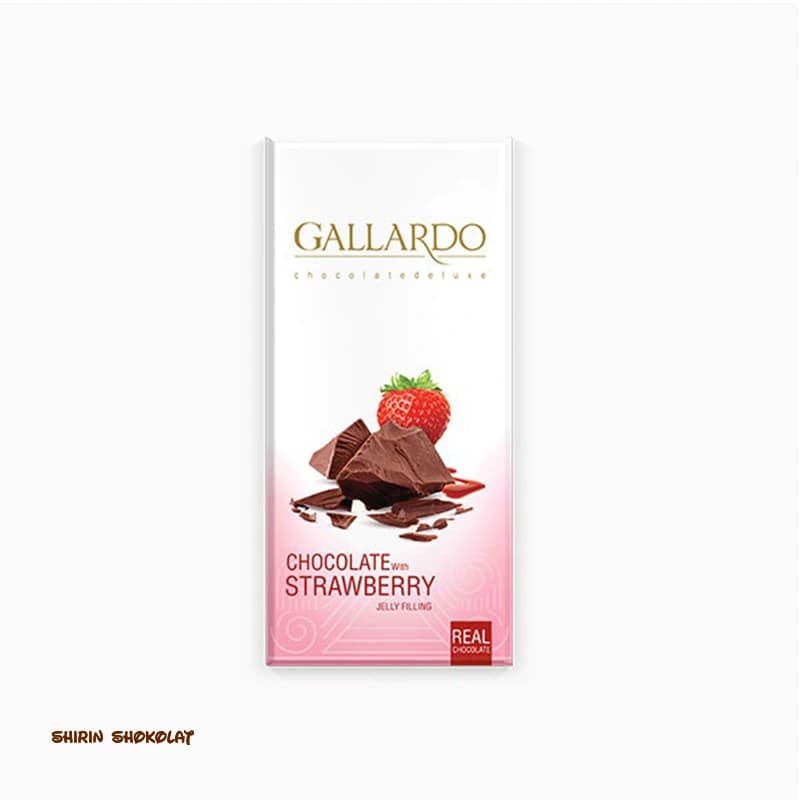 شکلات تخته‌ای گالاردو Gallardo در 5 طعم وزن 80 گرم