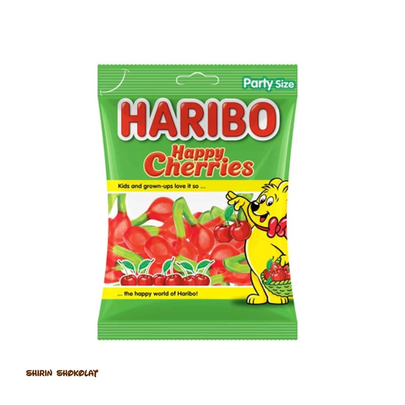 پاستیل هاریبو Haribo طرح گیلاس وزن 160 گرم
