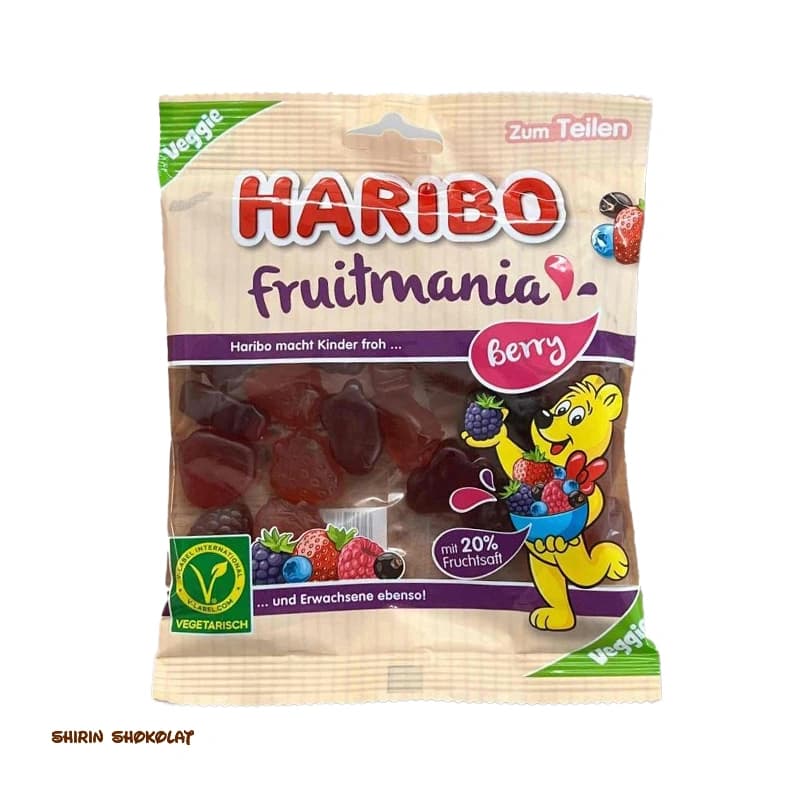 پاستیل هاریبو HARIBO مدل Fruitmania Berry وزن 160 گرم