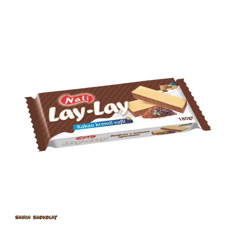 ویفر ناتی Nati سری Lay-Lay در 8 طعم 500 گرمی — تصویر ۲