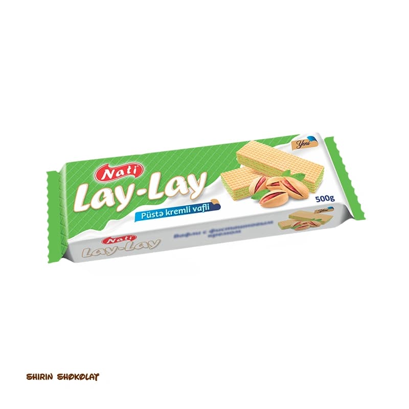 ویفر ناتی Nati سری Lay-Lay در 8 طعم 500 گرمی