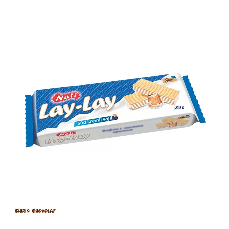 ویفر ناتی Nati سری Lay-Lay در 8 طعم 500 گرمی — تصویر ۳